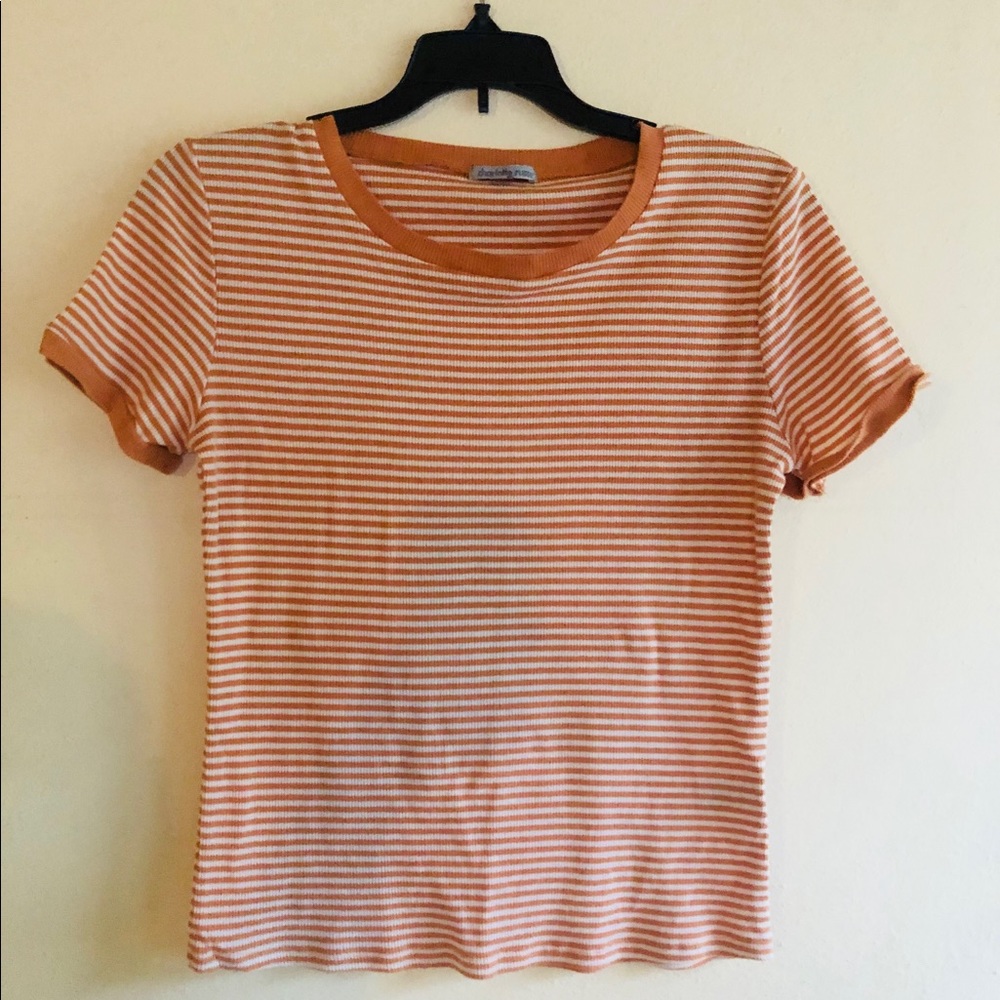 Crew Neck Striped Top